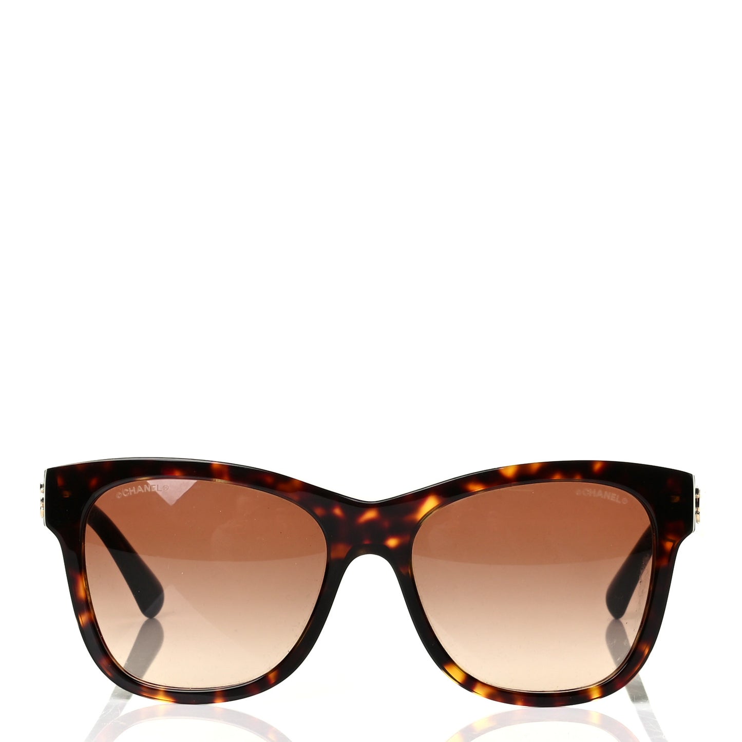 Acetate Runway Square Sunglasses 5380 Dark Tortoise
