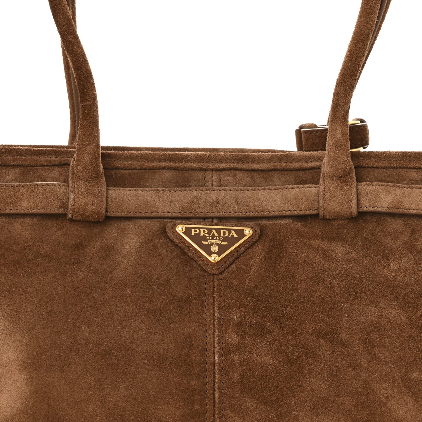Suede Large Bonnie Shoulder Bag Cocoa Brown