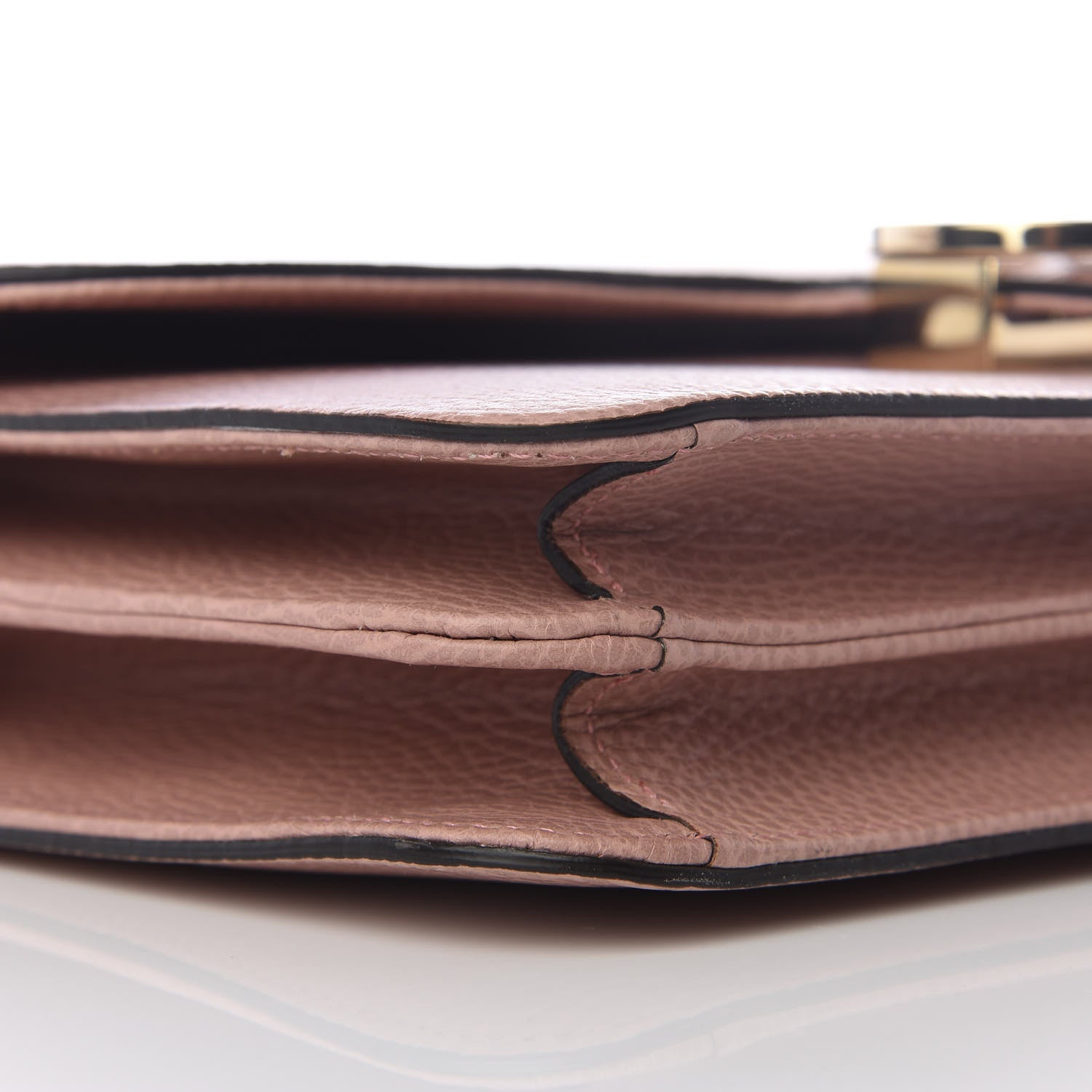 Gucci Dollar Calfskin Interlocking G Shoulder Bag Soft Pink 5 of 8