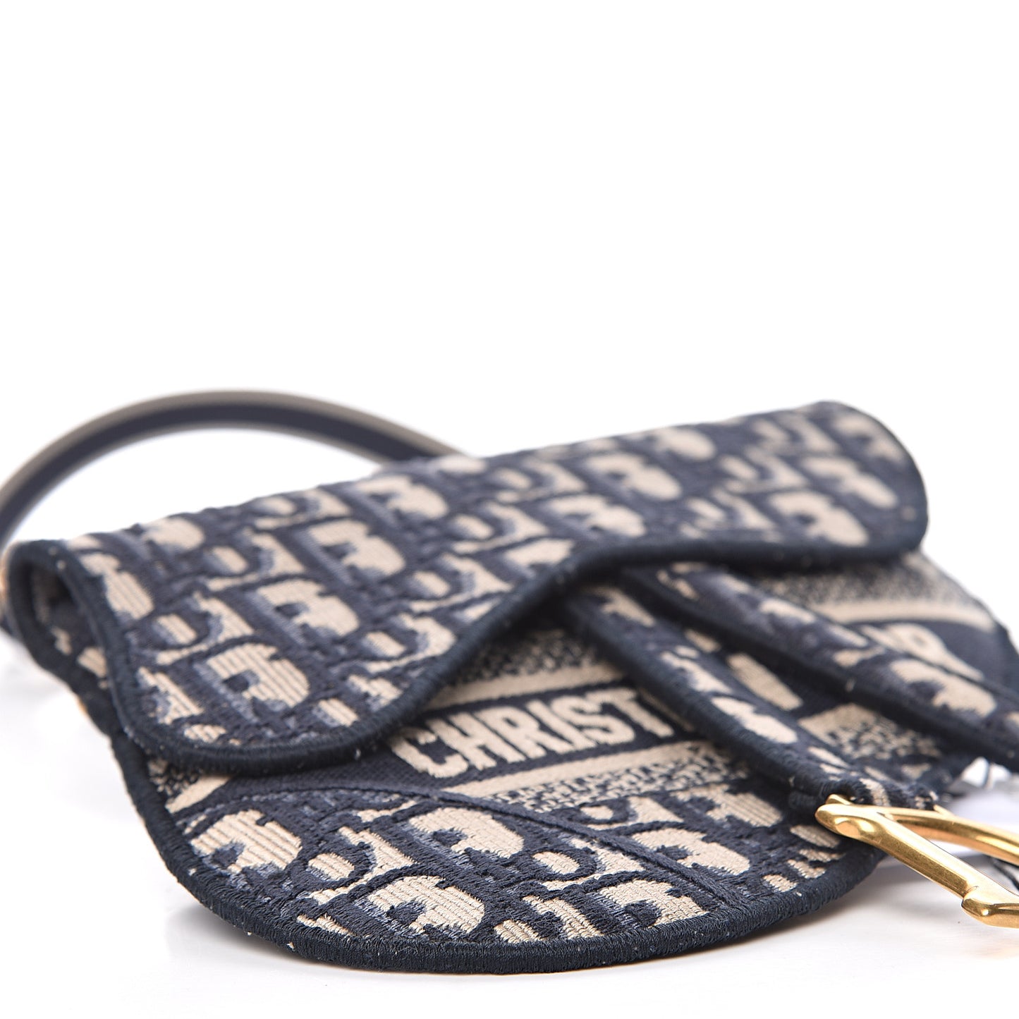 Oblique Saddle Pouch Blue