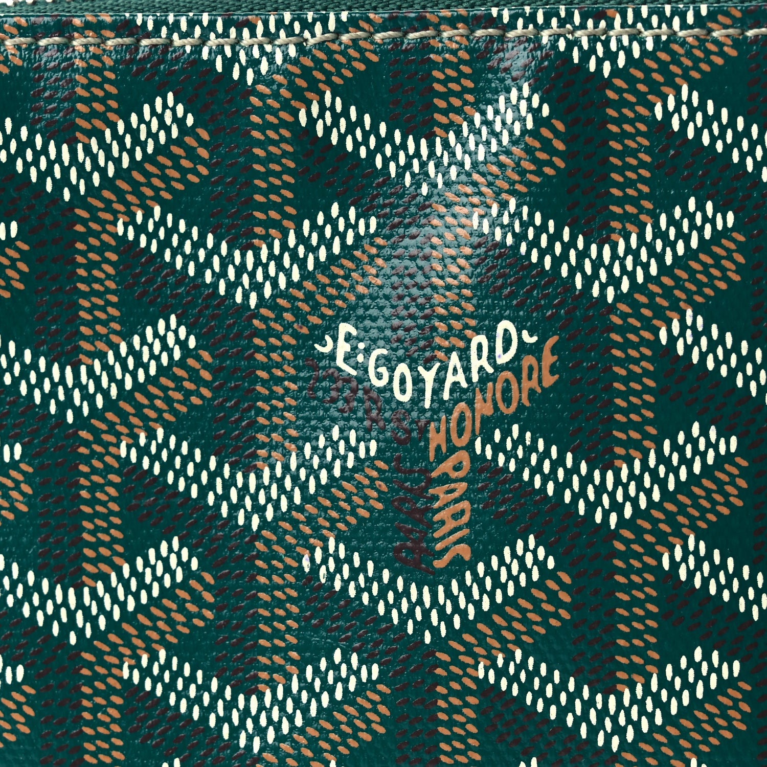 Goyard ine Mini Senat Pochette Green Green 5 of 7
