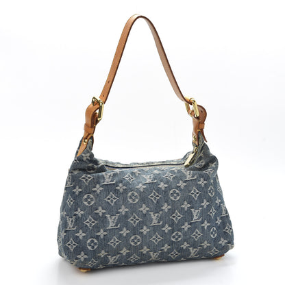 Louis Vuitton Monogram Denim Baggy PM Blue 2 of 8
