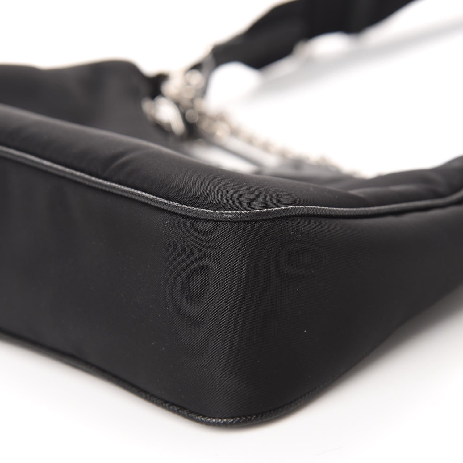 Prada Nylon Re-Edition 2005 Shoulder Bag Black 7 of 11