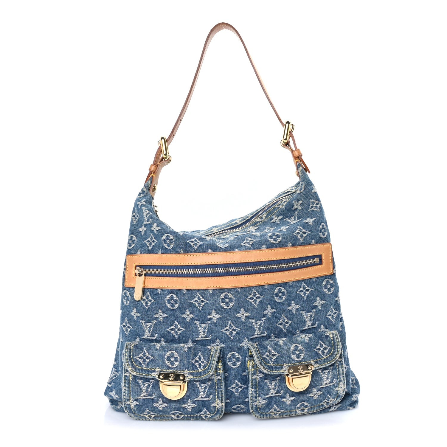 Louis Vuitton Denim Baggy GM  Blue 1 of 7