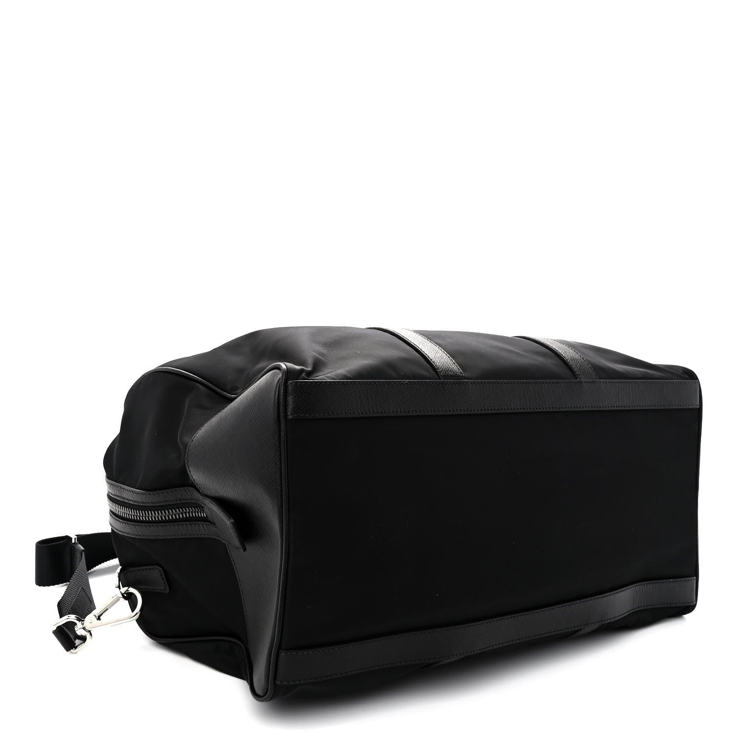 Prada Re-Nylon Saffiano Duffle Bag Black 4 of 9