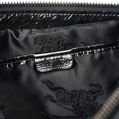 Burberry Patent Ruffled Medium Lowry Black 9 of 11