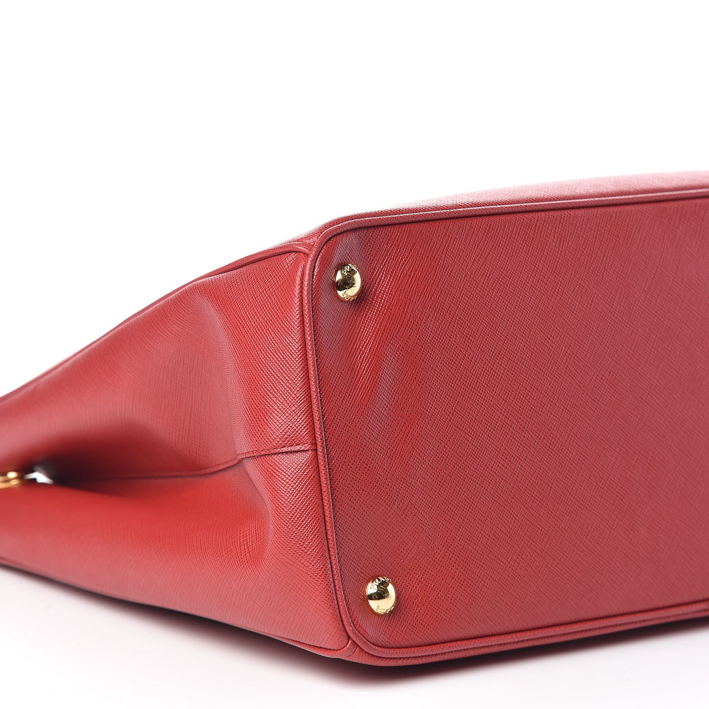 Saffiano Large Galleria Double Zip Tote Fuoco