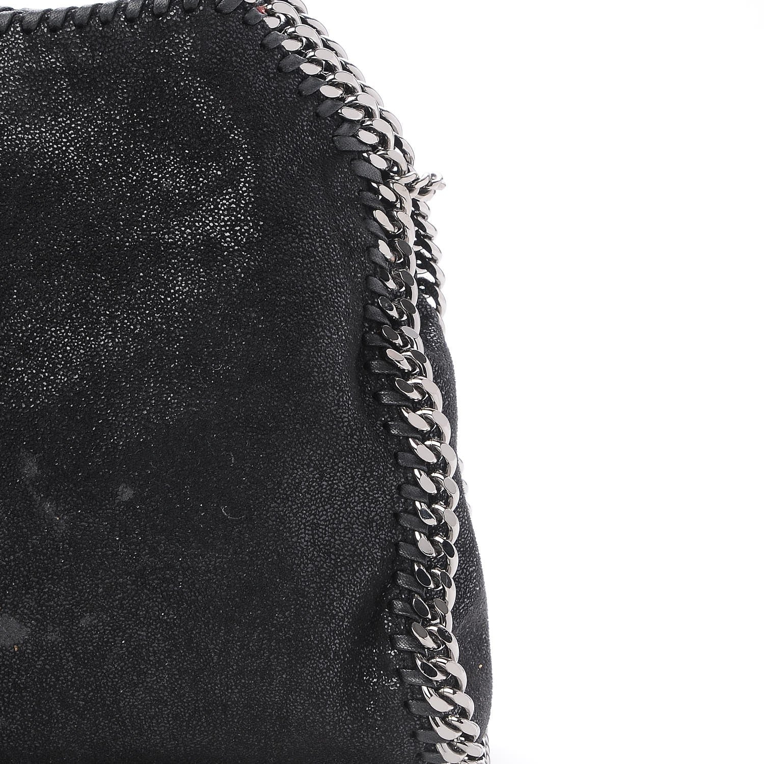 Stella McCartney Shaggy Deer Mini Falabella Tote Black 9 of 12
