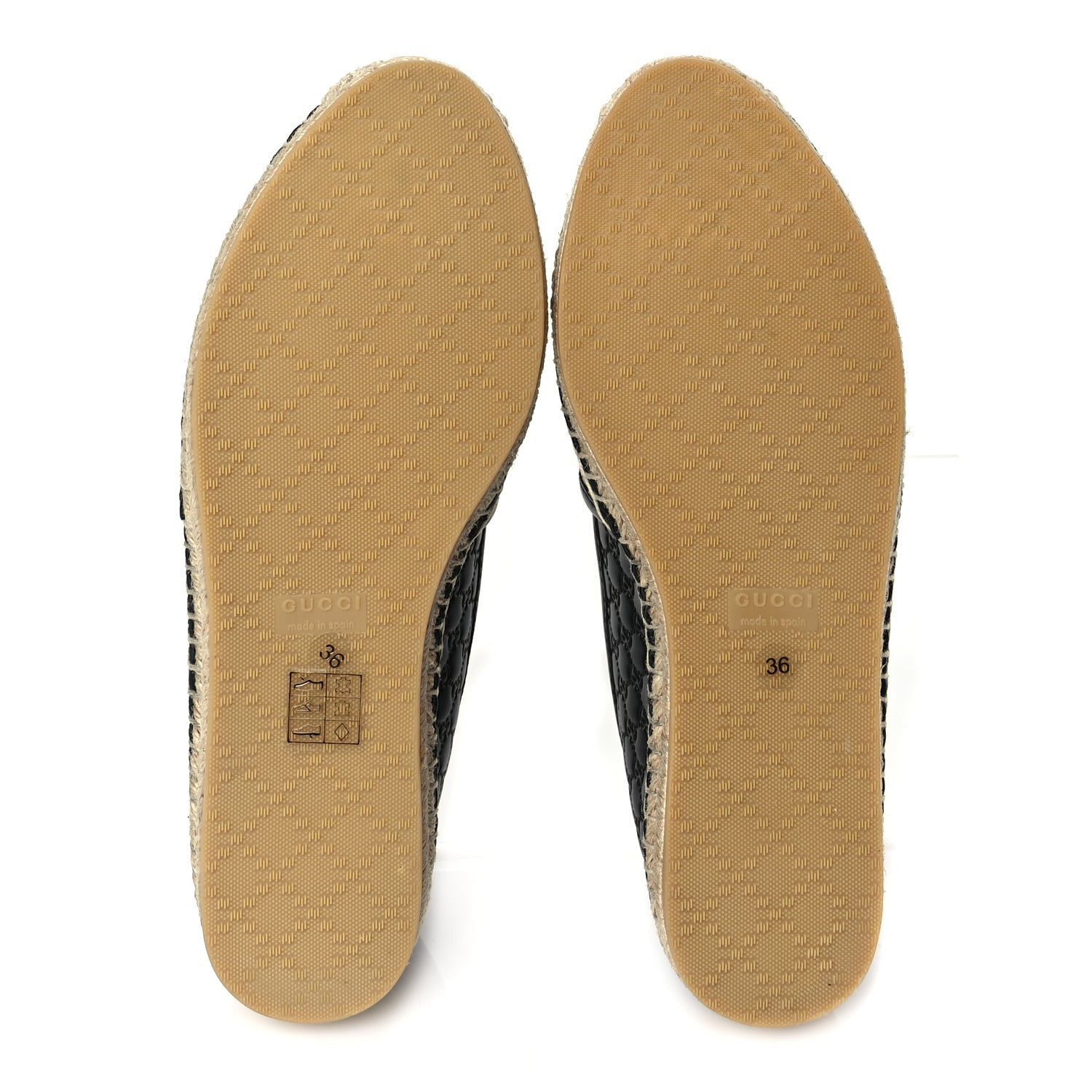 Gucci Microguccissima Signature Espadrilles 36 Black 6 of 9