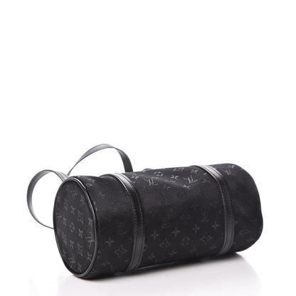 Louis Vuitton Satin Monogram Mini Papillon Black 4 of 10