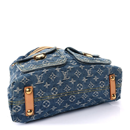 Louis Vuitton Denim Baggy GM  Blue 3 of 8