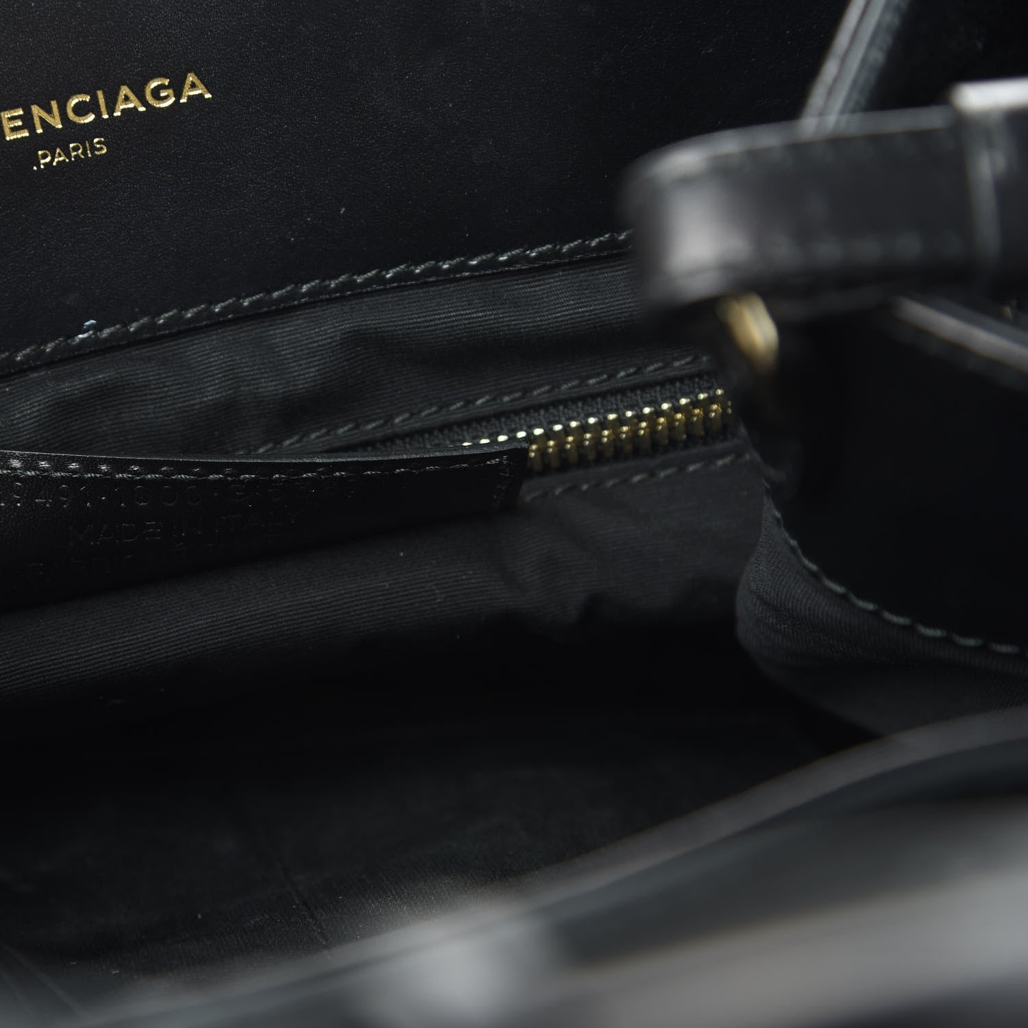 Balenciaga Suede Padlock All Afternoon Black 9 of 11