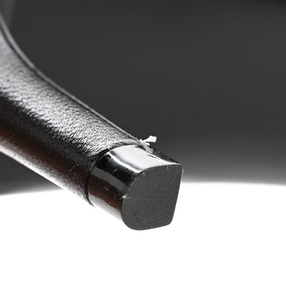 Louis Vuitton Lambskin Embossed Monogram Revival Mid Heel Mules 38 Black 10 of 11