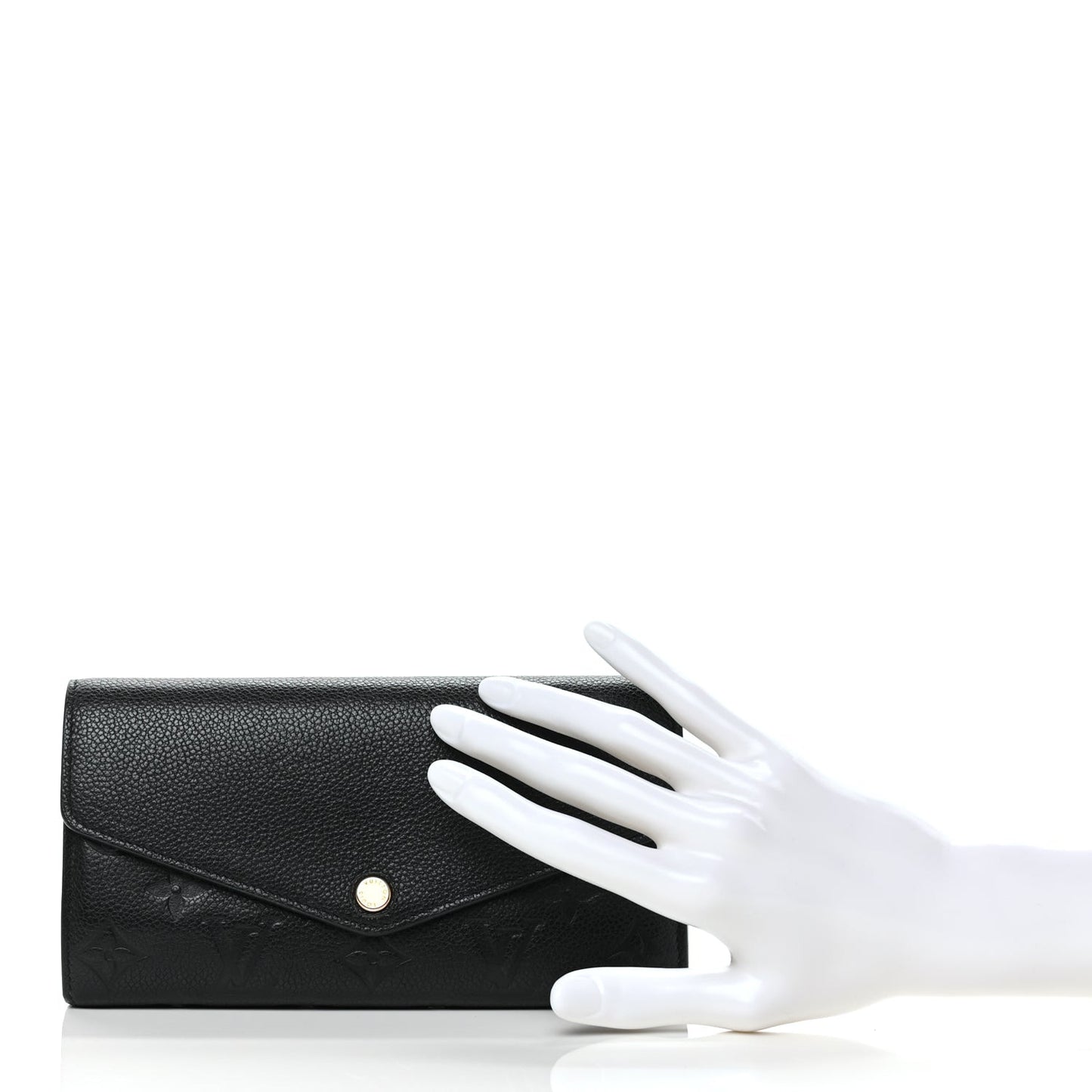 LOUIS VUITTON Empreinte Sarah Wallet NM Black