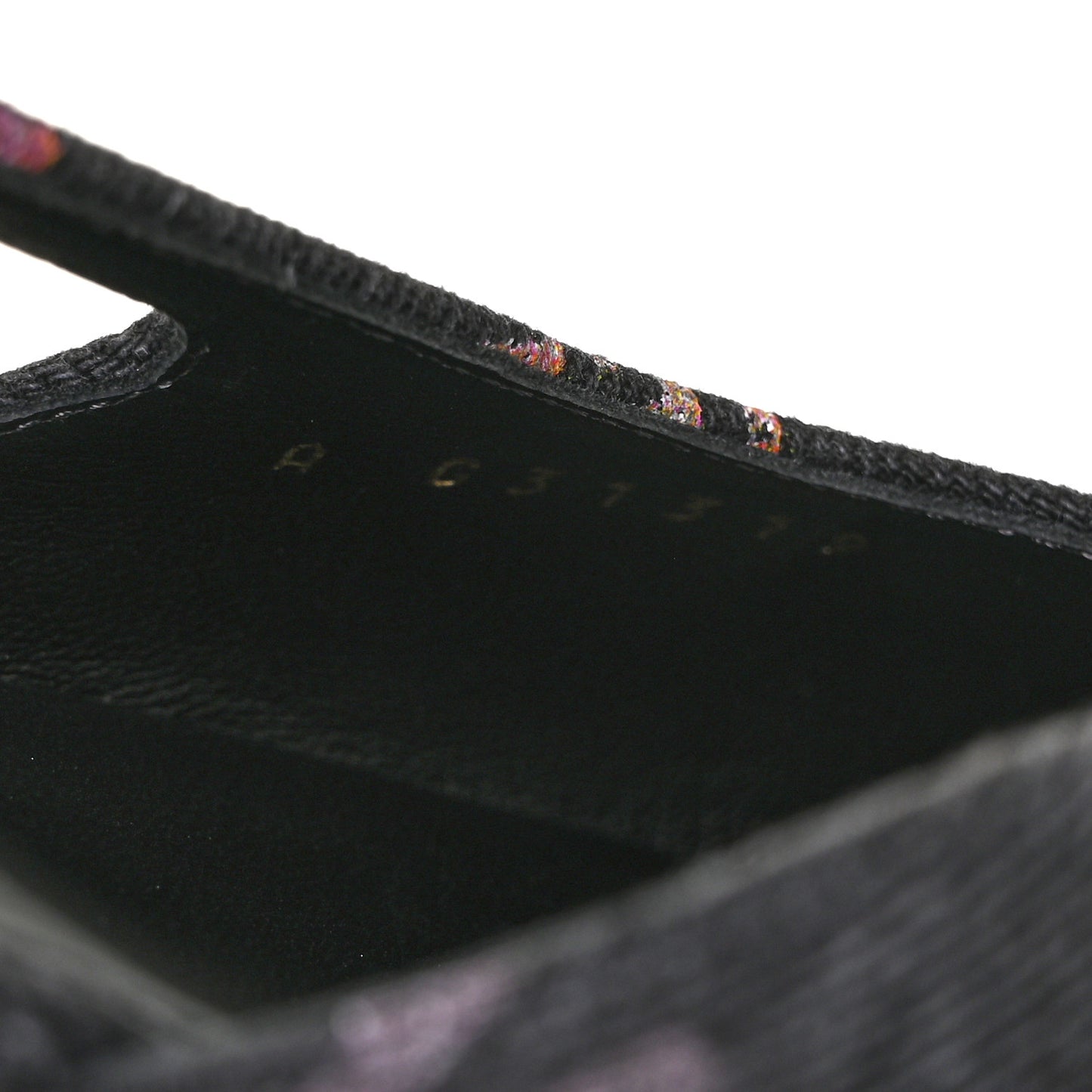 Denim Cap Toe Denim Mood Slingback Flats 39 Black Multicolor