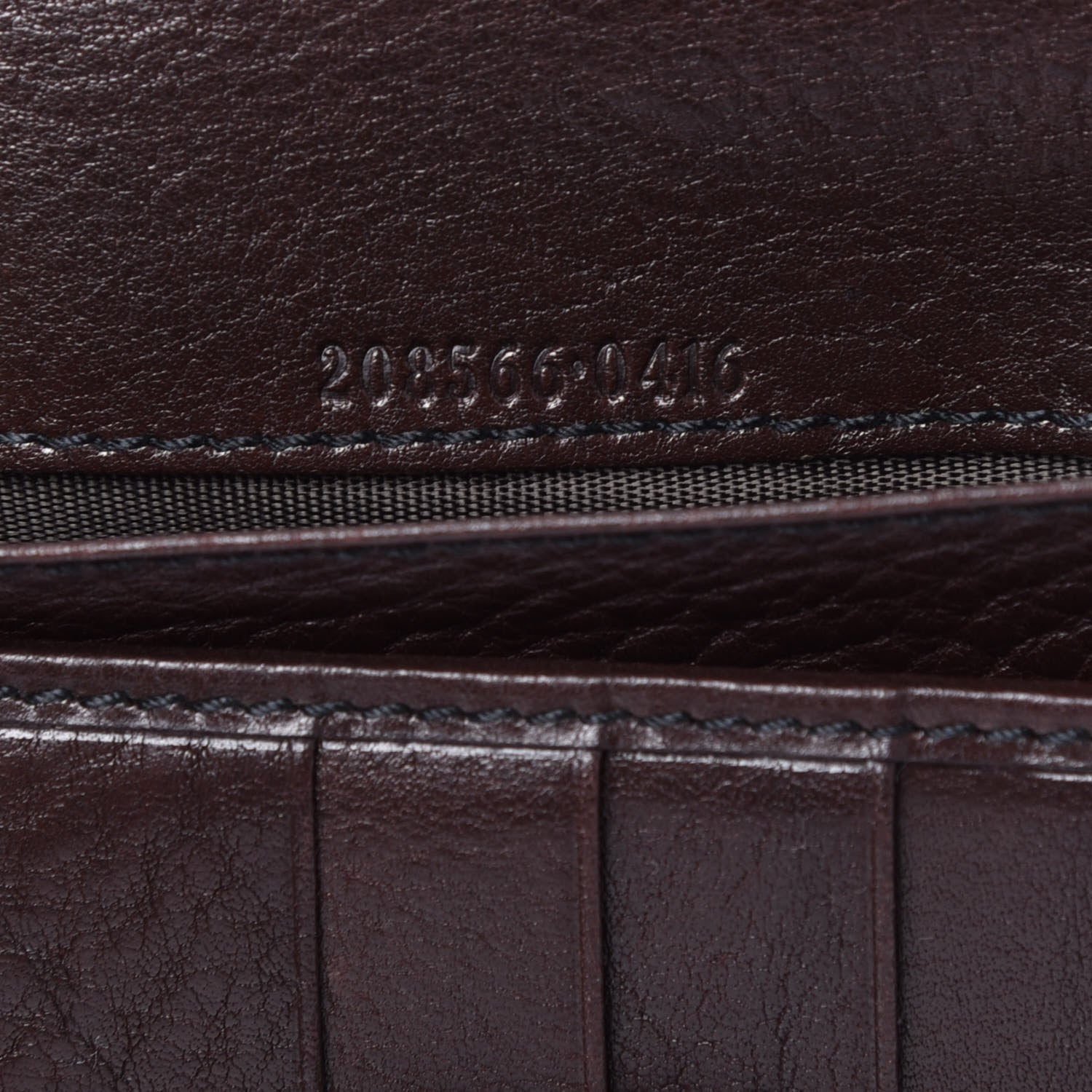 Gucci Crystal Monogram Babouska Continental Flap Wallet Brown 7 of 8