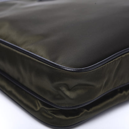 Prada Nylon Vela Flat Messenger Bag Mimetico 7 of 9