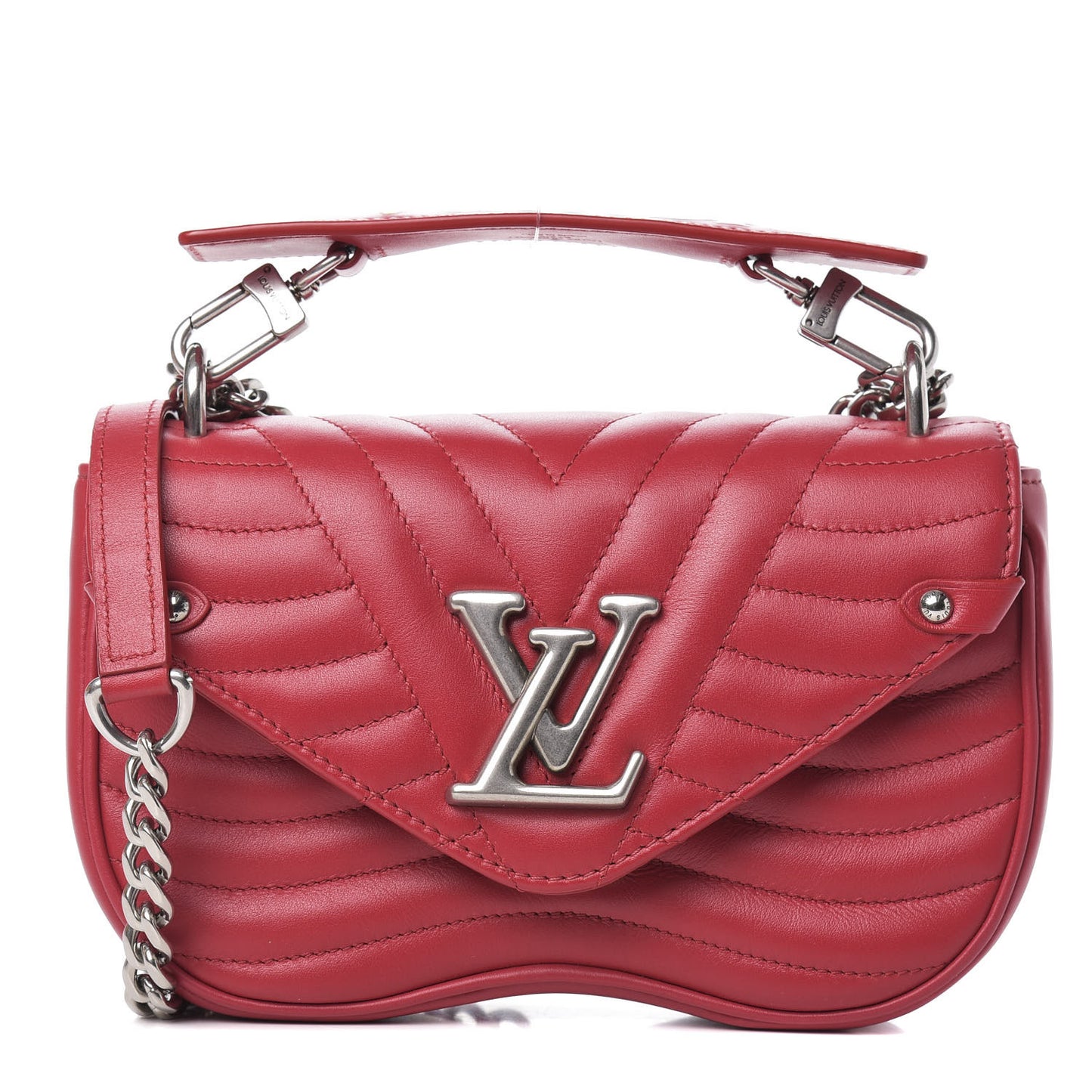 Calfskin New Wave Chain PM Scarlet