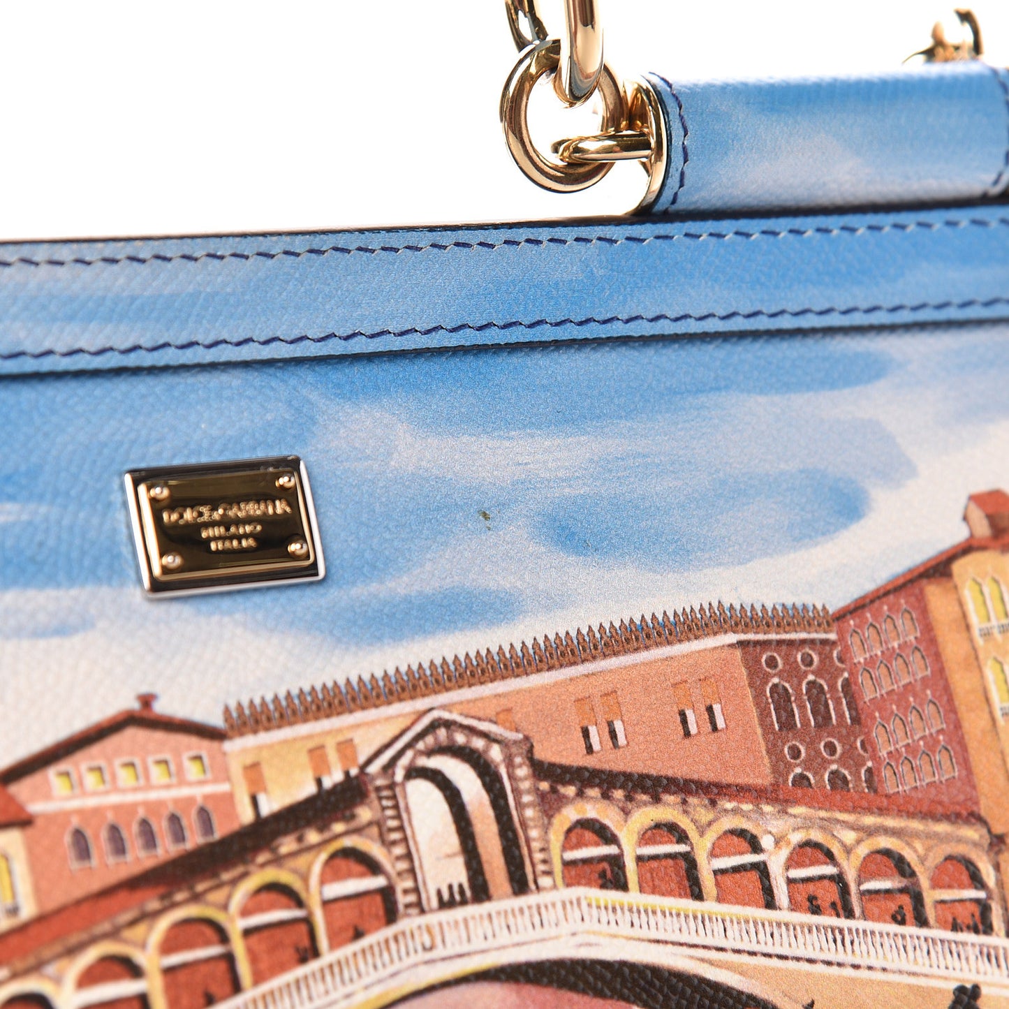 Dauphine Venezia Printed Medium Miss Sicily Satchel Multicolor