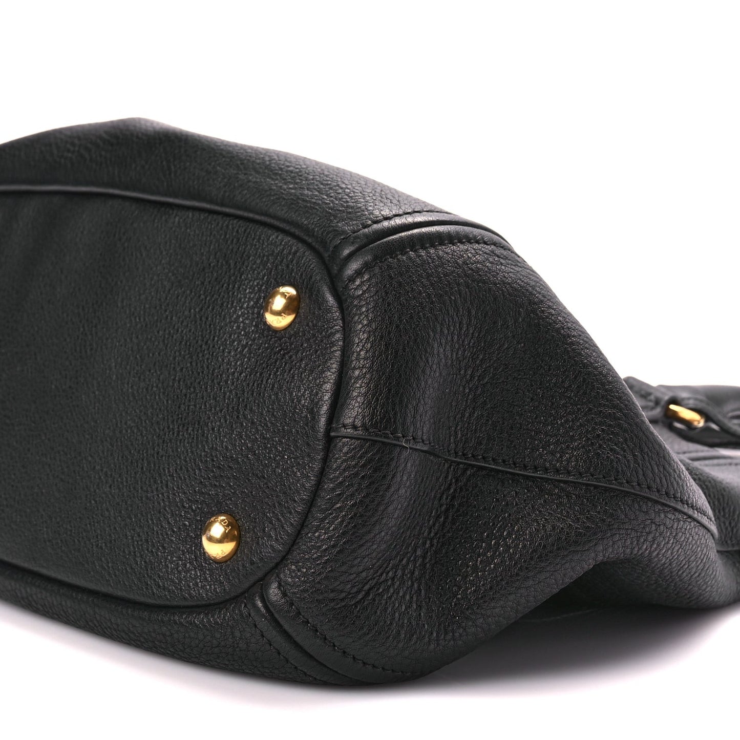 Vitello Phenix Top Handle Bag Black