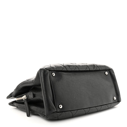 Chanel Caviar Quilted CC Timeless Soft Tote Black 4 of 12