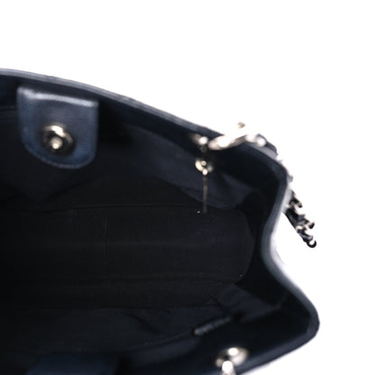 Chanel Caviar Quilted Petit Shopping Tote PST Black 4 of 9