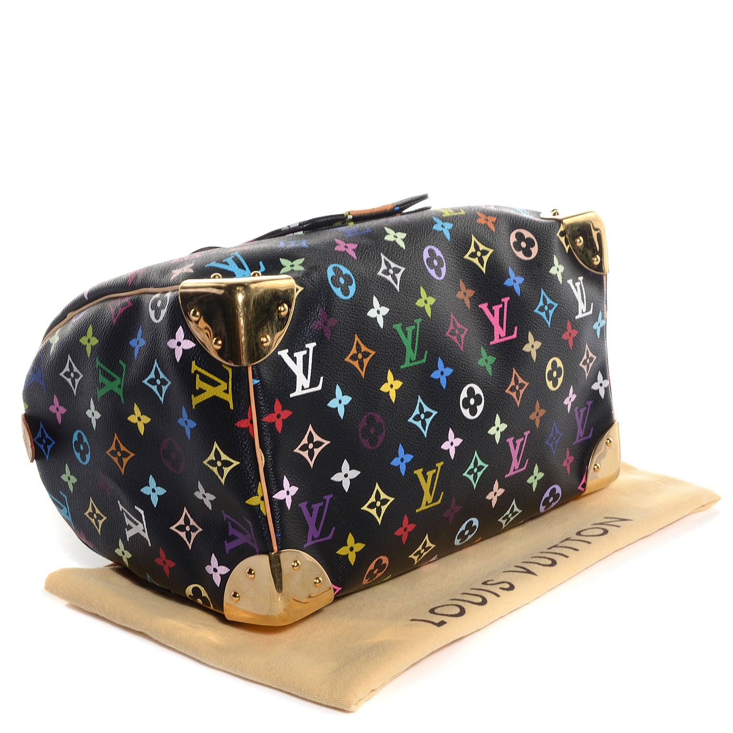 Louis Vuitton Monogram Multicolor Speedy 30 Black 4 of 7