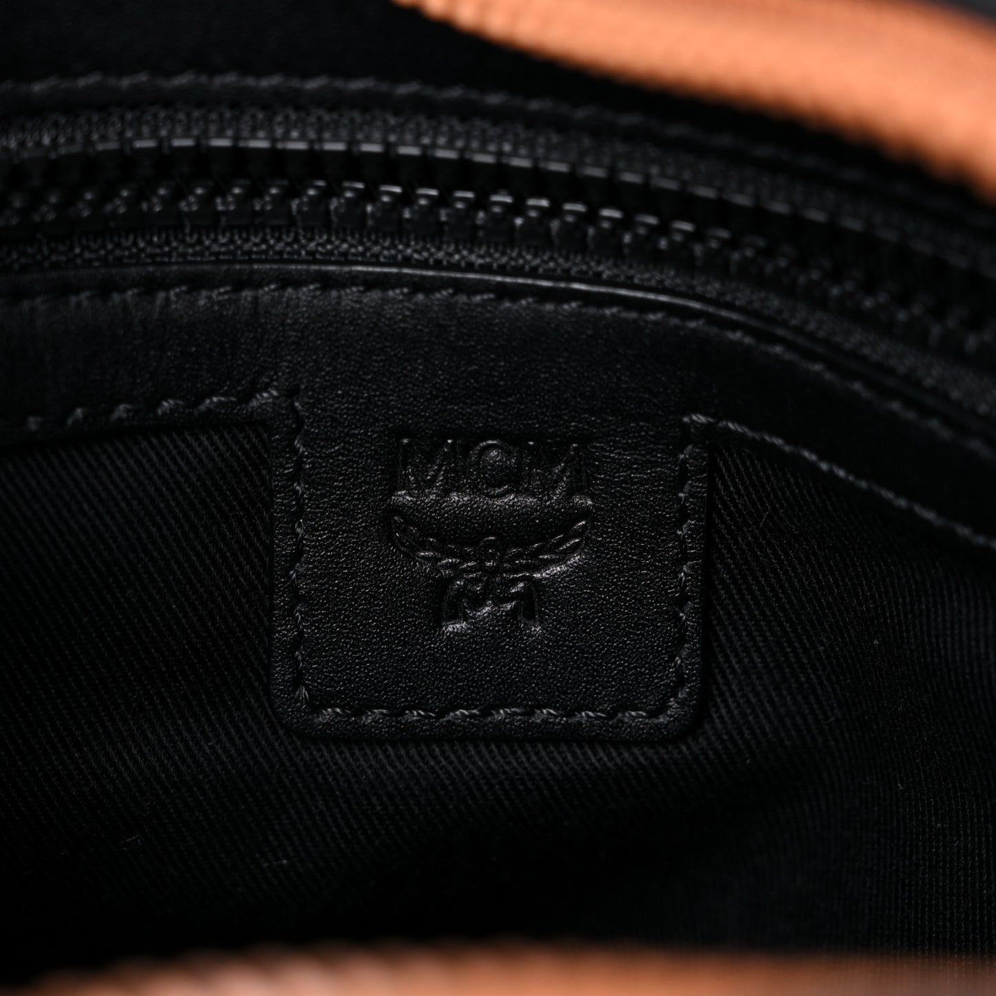 Visetos Camera Crossbody Bag Black Cognac