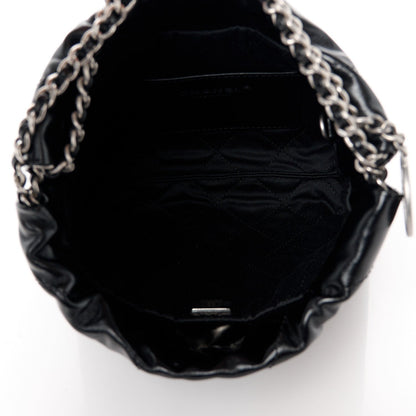 Chanel Shiny Calfskin Quilted Mini 22 Black 5 of 7
