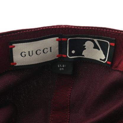 Gucci X MLB Cotton NY Yankees Baseball Hat 57-61 Lacquer 8 of 8