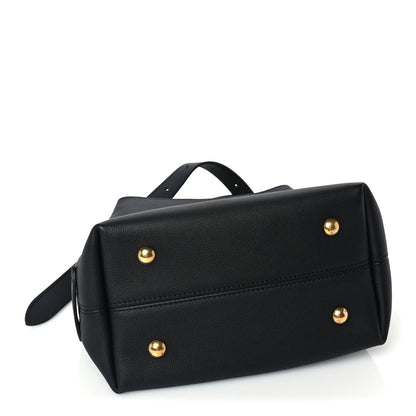 Louis Vuitton Grained Calfskin Low Key Hobo PM Black 3 of 8