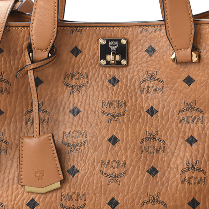 MCM Visetos Large Essential Tote Cognac 9 of 9