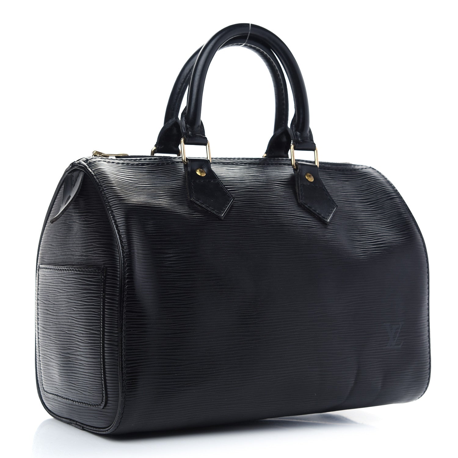 Louis Vuitton Epi Speedy 25 Black 3 of 11