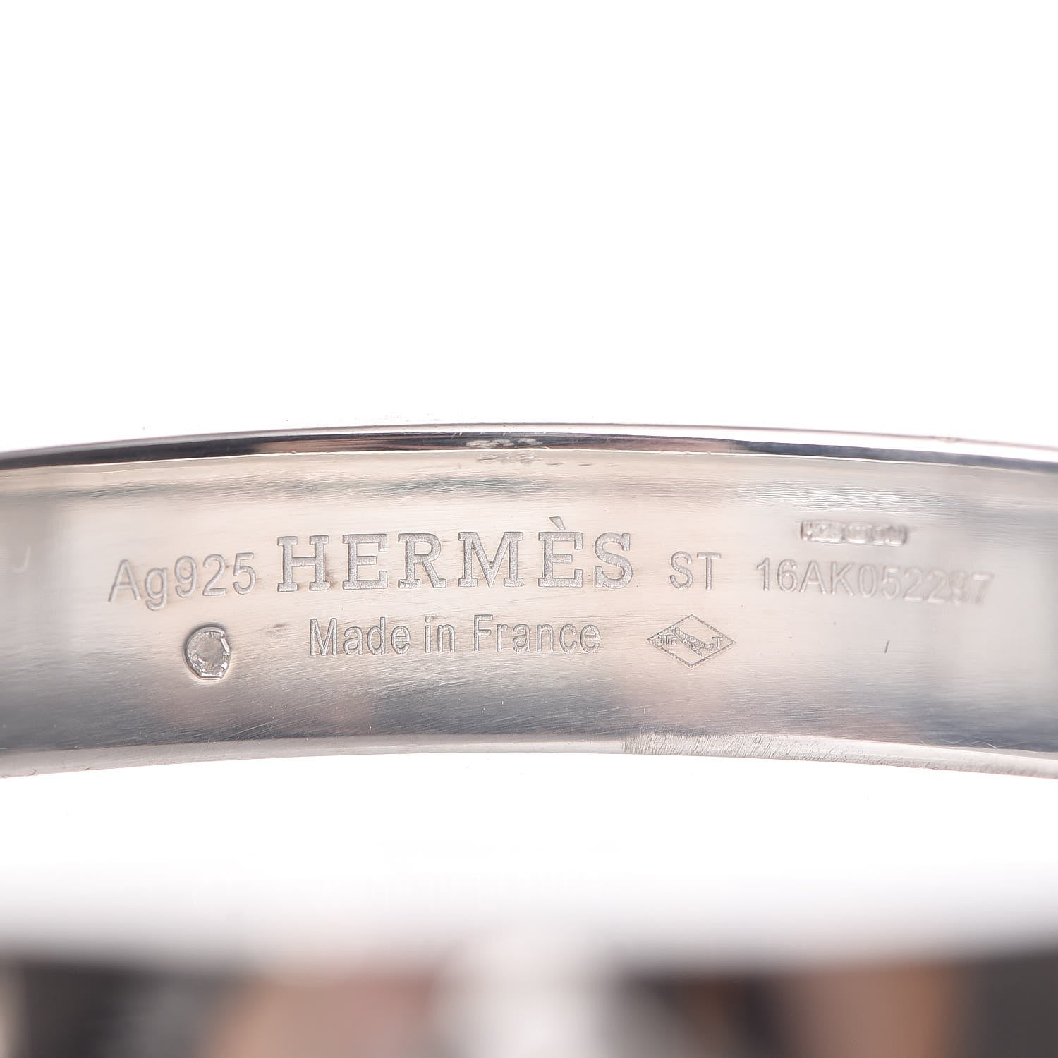 Hermes Sterling Silver PM Collier De Chien Bracelet ST 4 of 6
