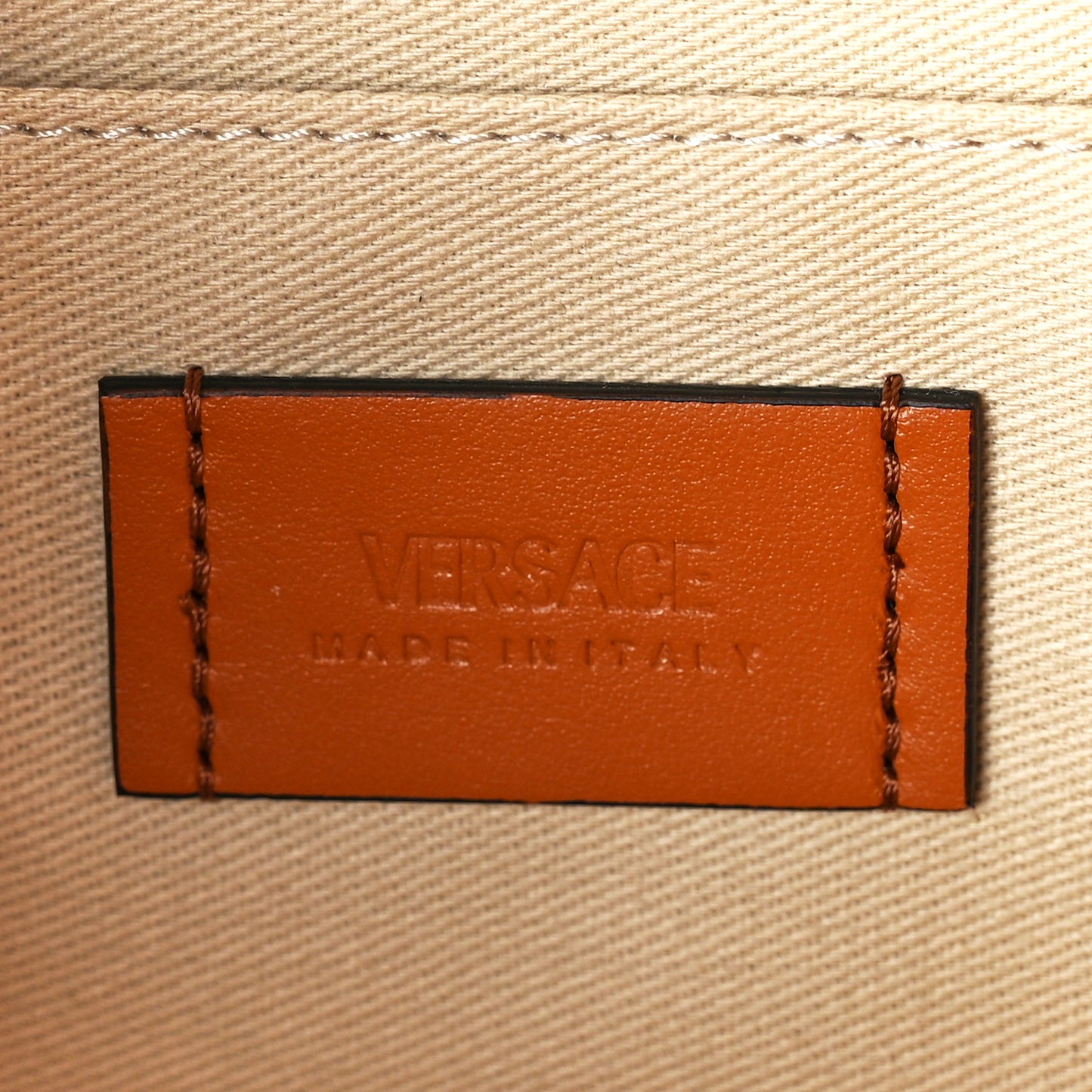 Denim Calfskin Allover Small Messenger Bag Blue