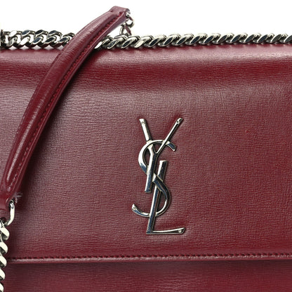 Saint Laurent Calfskin Medium Monogram Sunset Palissandre 6 of 8