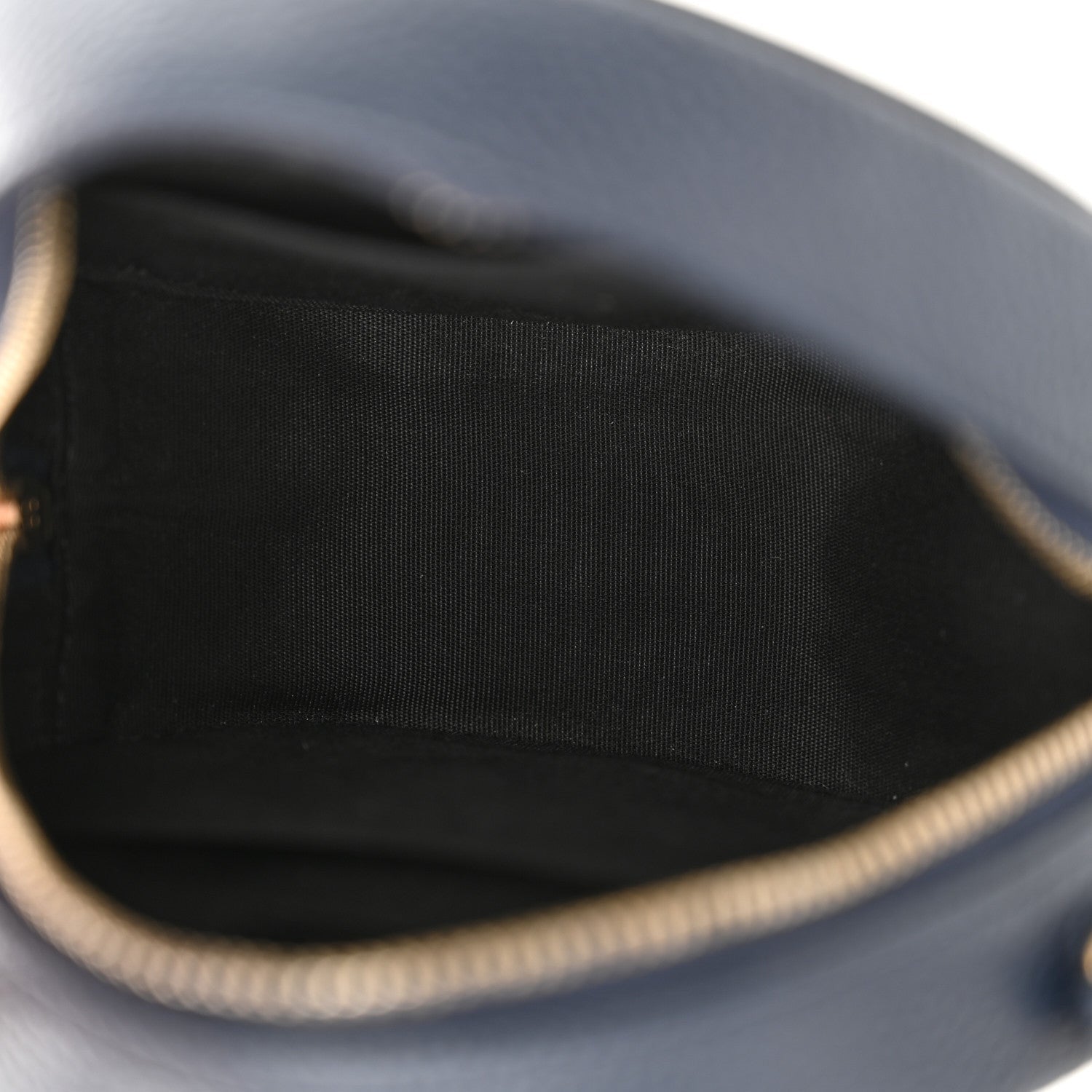 Chanel Caviar Quilted Round Filigree Crossbody Navy Black 5 of 7