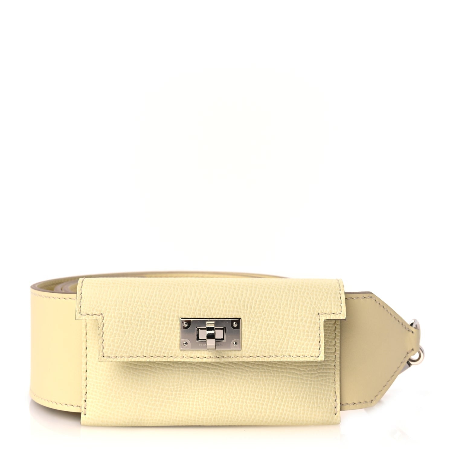 Hermes Swift Epsom Pocket Kelly Shoulder Strap Jaune Milton 1 of 3