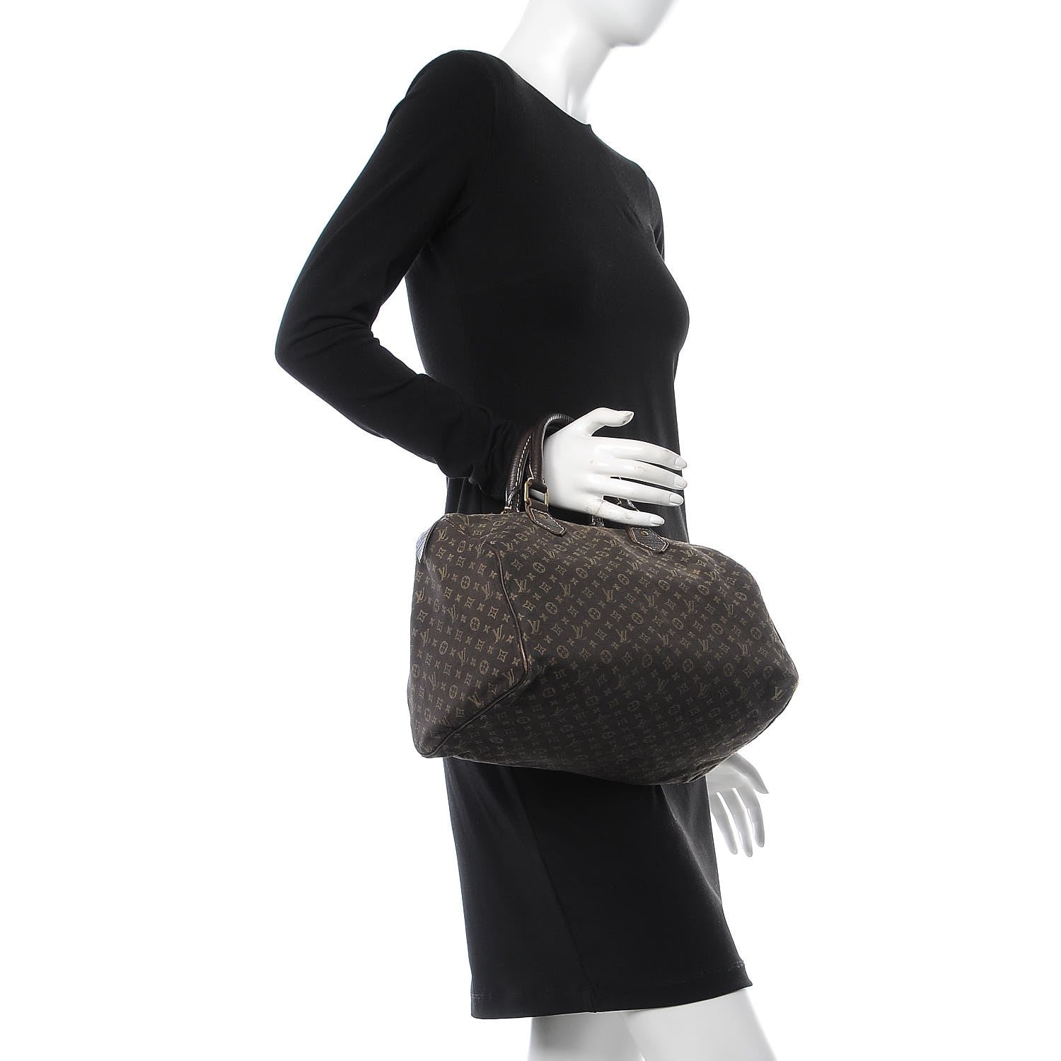 Louis Vuitton Mini Lin Speedy 30 Ebene 2 of 14