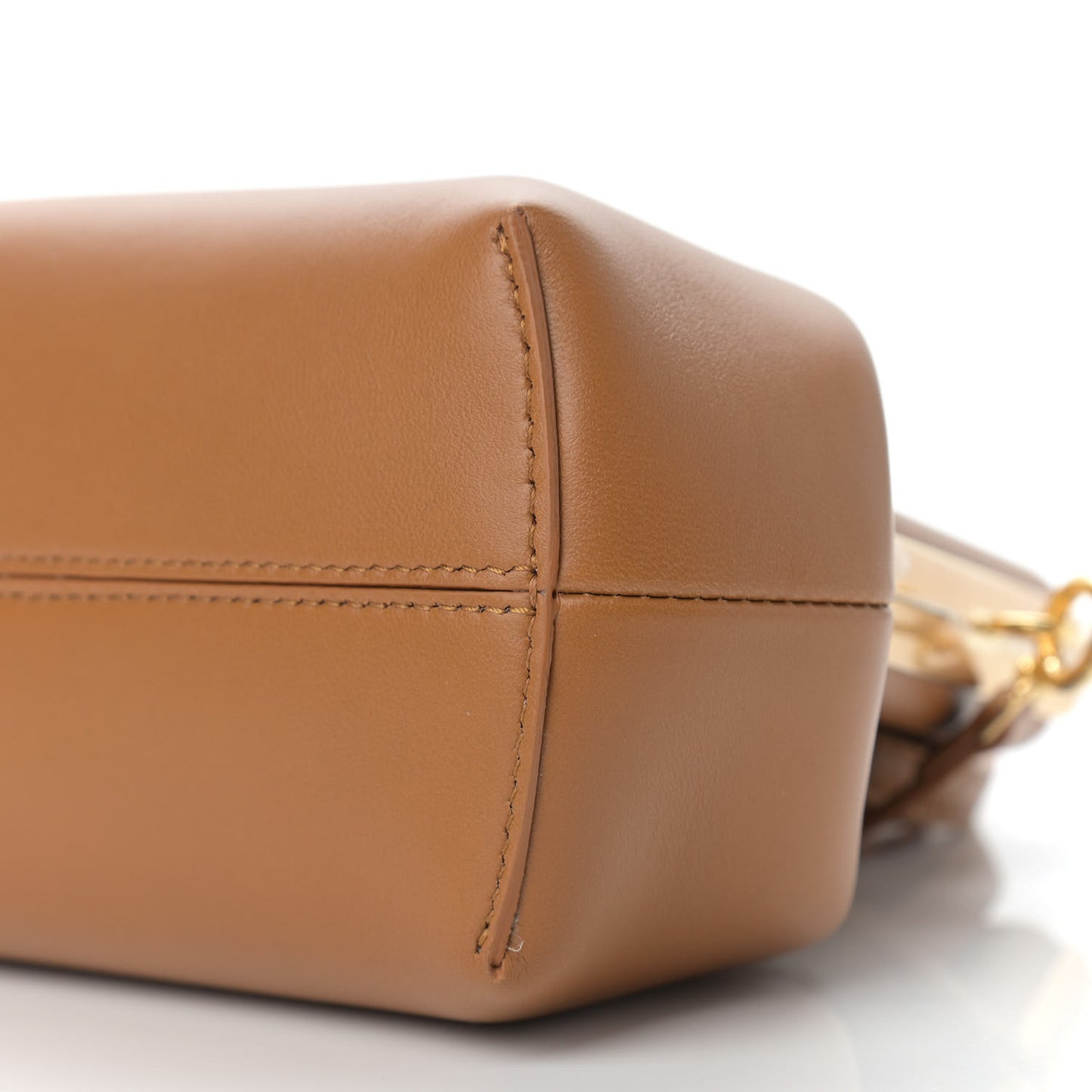 Shiny Nappa Small Fendi First Caramello
