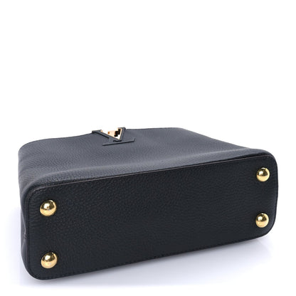 Louis Vuitton Taurillon Capucines BB  Black 4 of 9