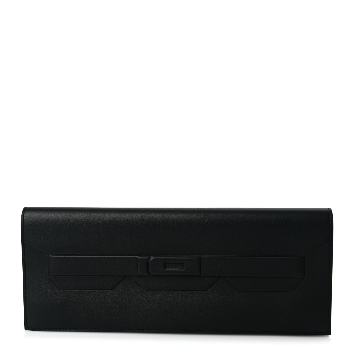 Hermes Swift Shadow Clutch 29 Black 1 of 8
