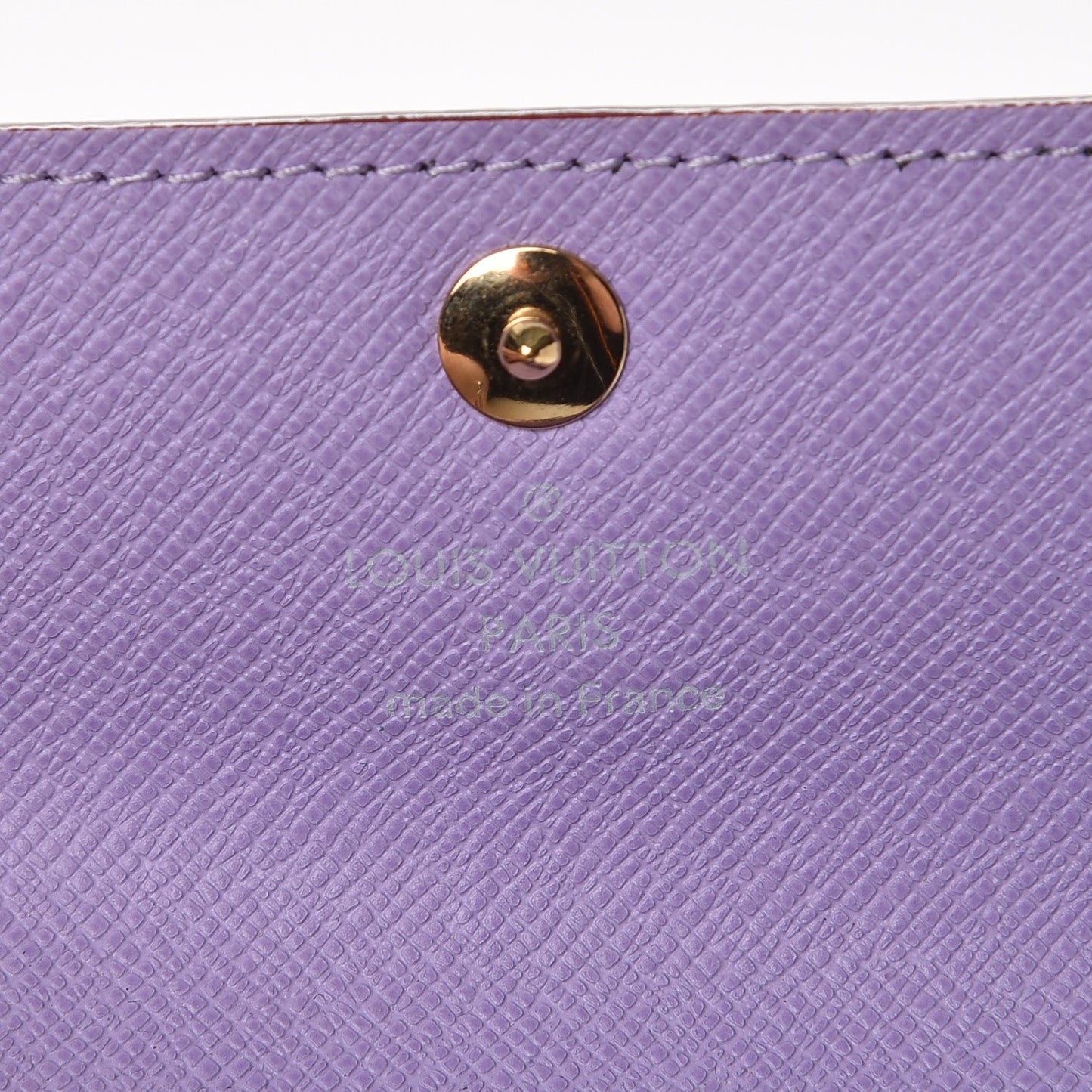 Monogram Multicolor Multicles 4 Key Holder Black Violet