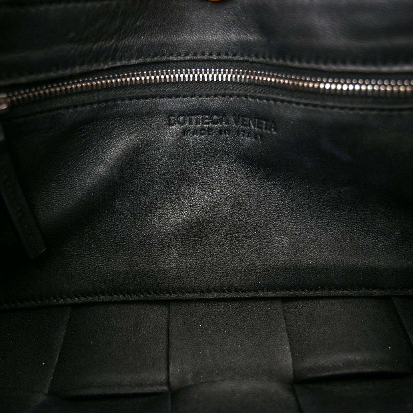 Lambskin Maxi Intrecciato Cassette Crossbody Bag Black