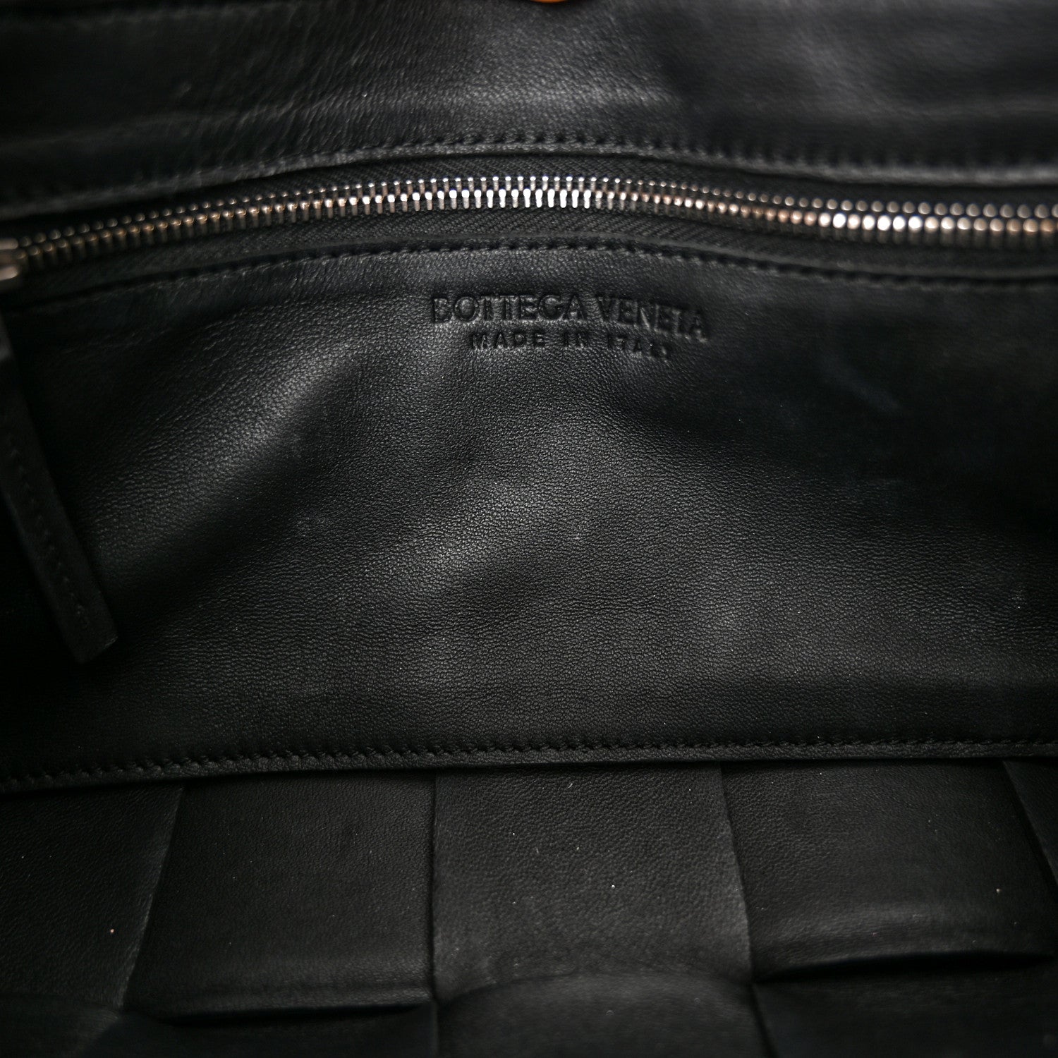 Bottega Veneta Lambskin Maxi Intrecciato Cassette Crossbody Bag Black 14 of 19