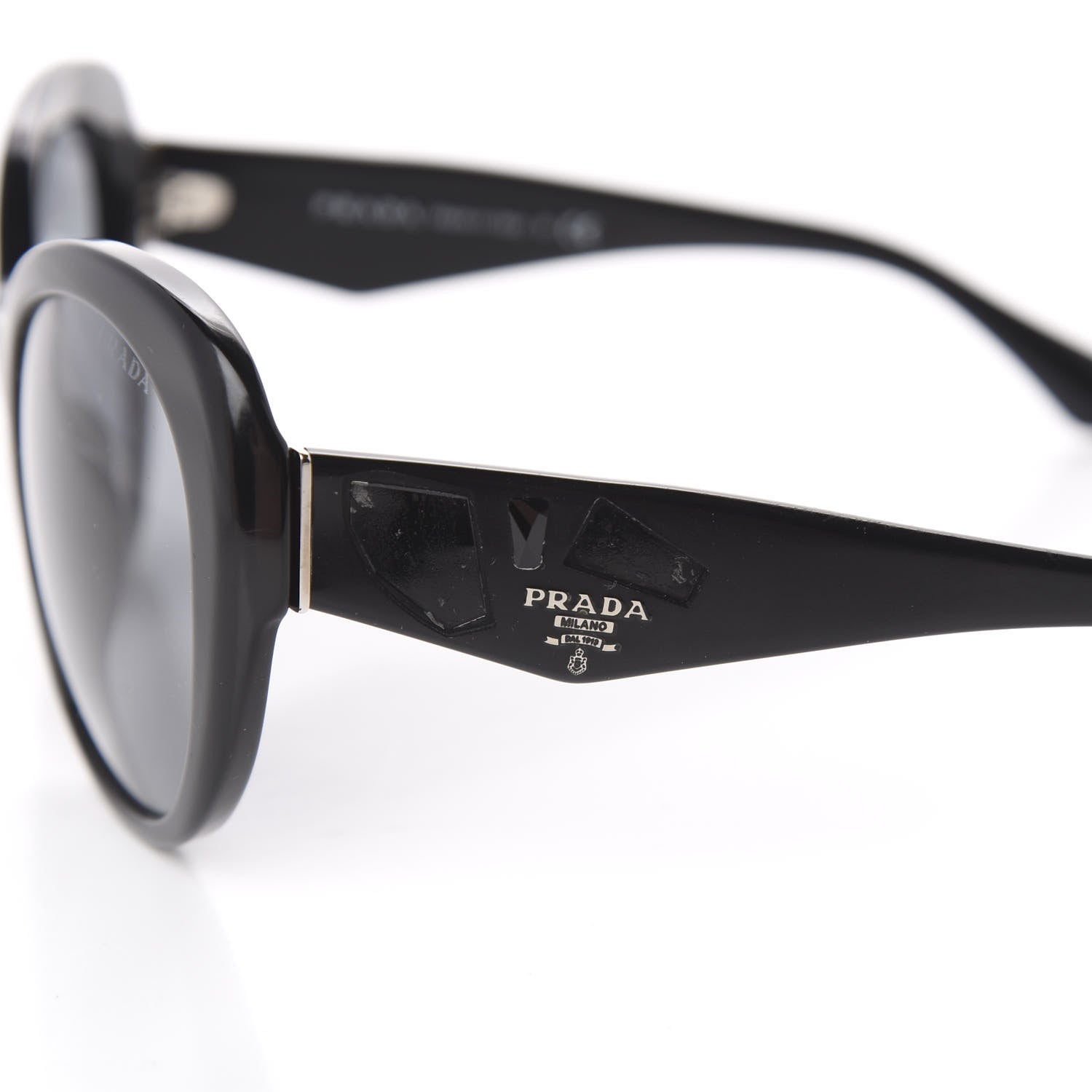 Prada Sunglasses SPR 26Q Black 8 of 10