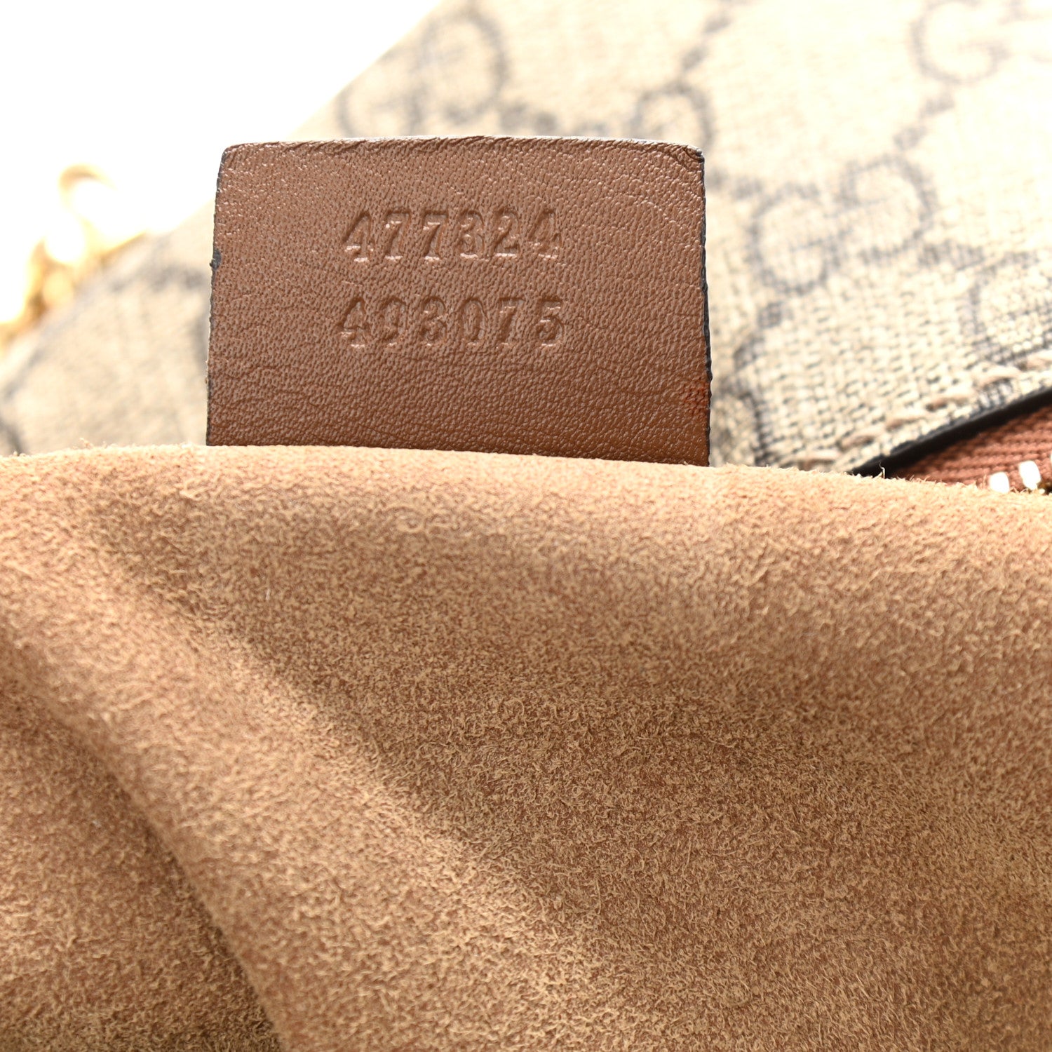 Gucci GG Supreme Monogram Large Linea A Hobo Light Brown 7 of 11