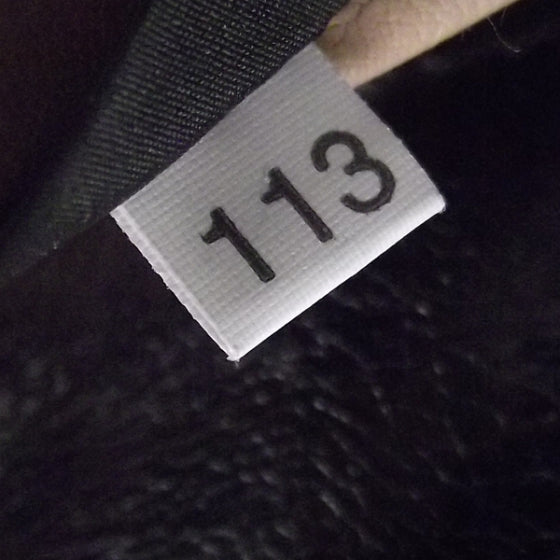 Vitello Shine Turnlock Flap Shoulder Bag Black