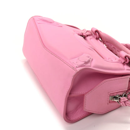 Balenciaga Cake Calfskin Tonal Hardware Mini Neo Classic City  Rose 5 of 8