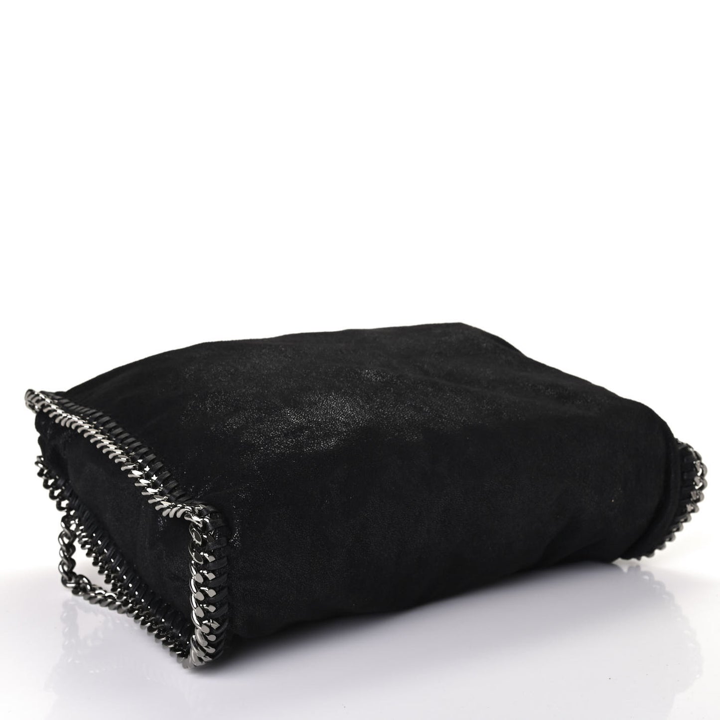 Shaggy Deer Falabella Fold Over Tote Black